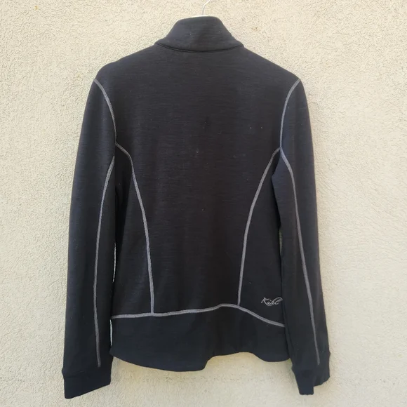 KUHL Women's Woolforce Jacket Small Black Full Zip Outdoor Hiking Gorpcore - Picture 4 of 11